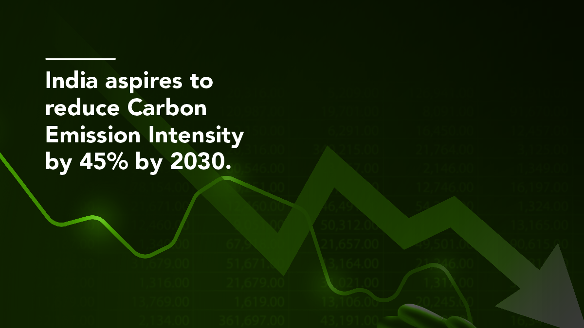 India Aspires to Reduce Carbon Emission Intensity by 45 Percent by 2030